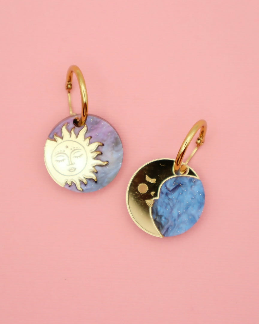 Gold Sun and Moon