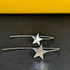 Shooting Star’ Sterling Silver Star Threader Earring