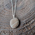 Beach Stone and Silver Pendant