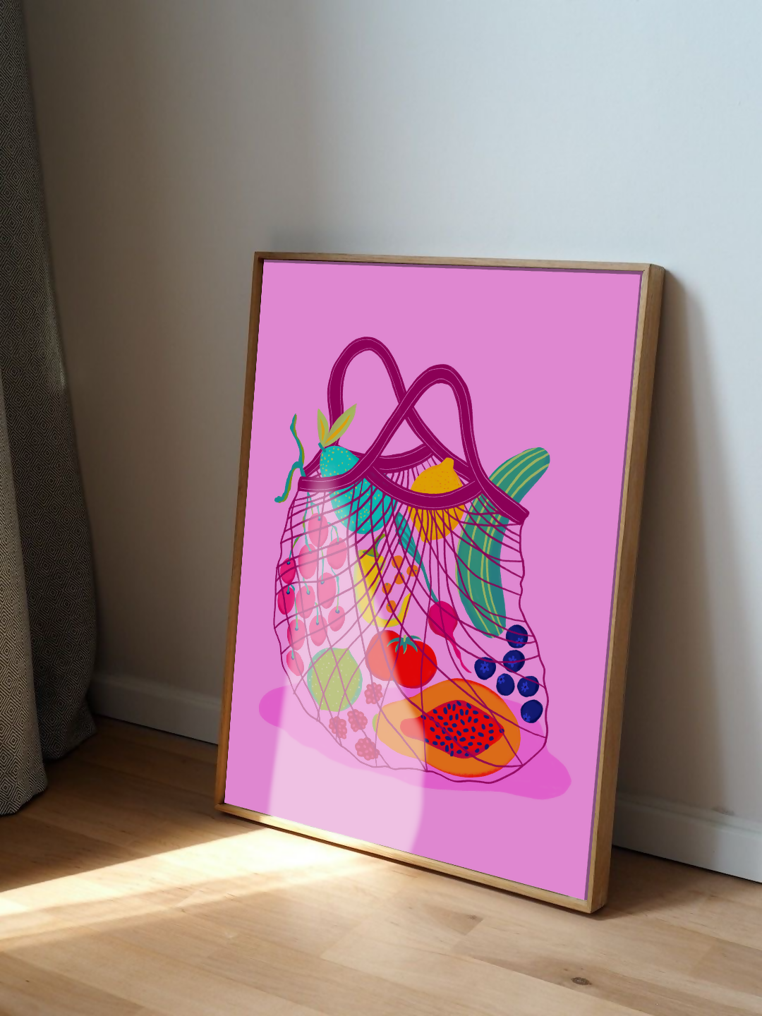 Grocery Bag Art Print