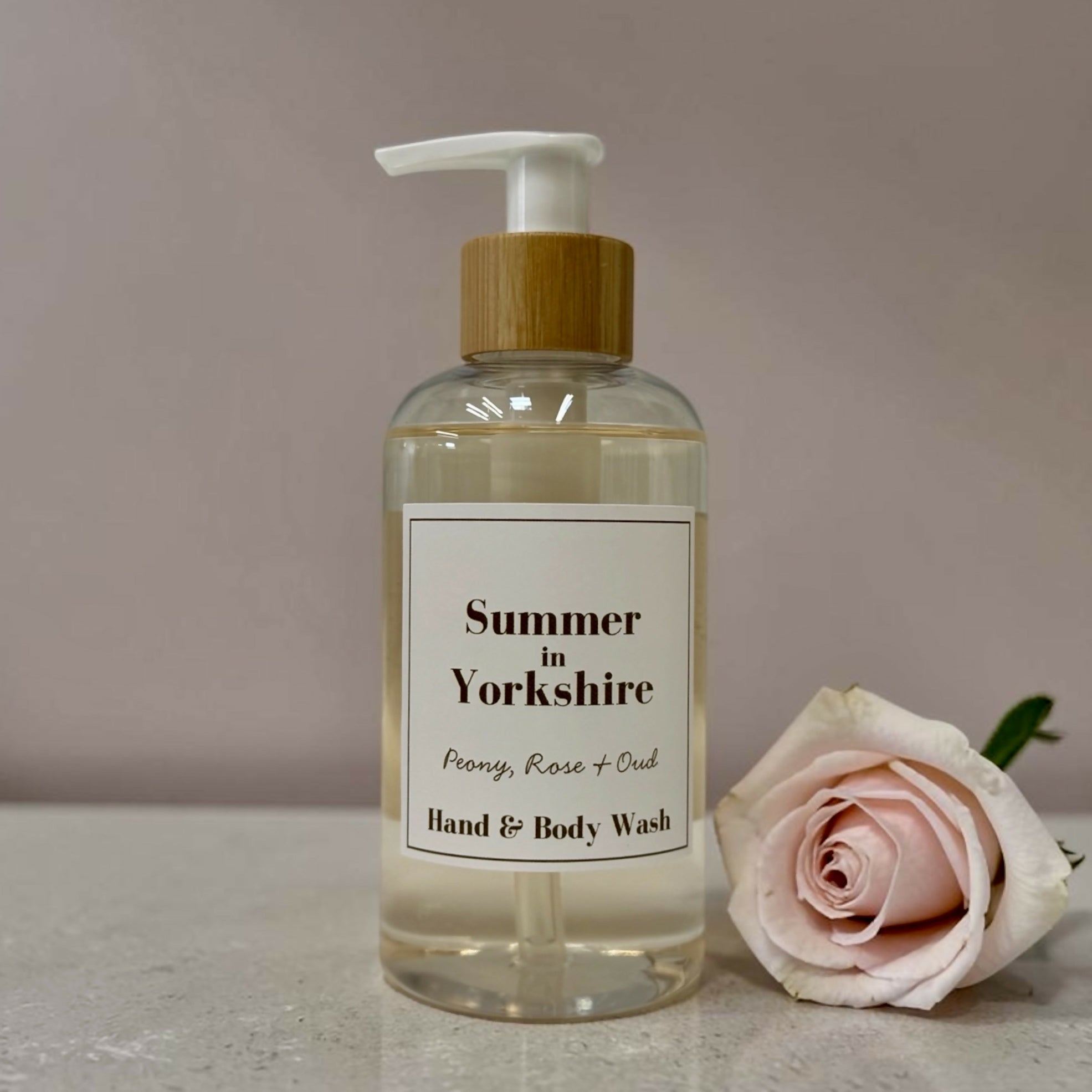 Summer in Yorkshire - Peony, Rose and Oud Hand and Body Wash 250ml
