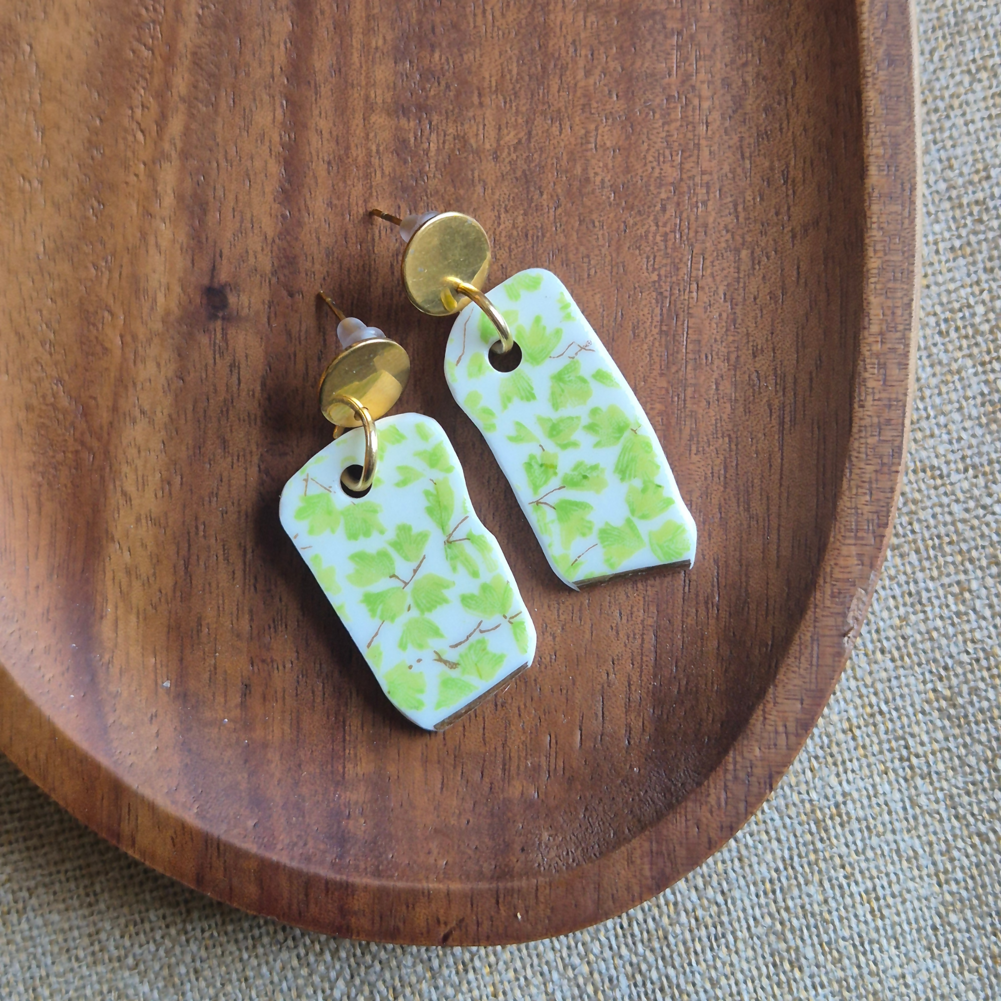 Recycled Ceramic Earring