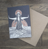 GODDESS SOPHIA LINOCUT GREETING CARD