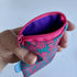 Glasses Case - Teal and Pink Floral