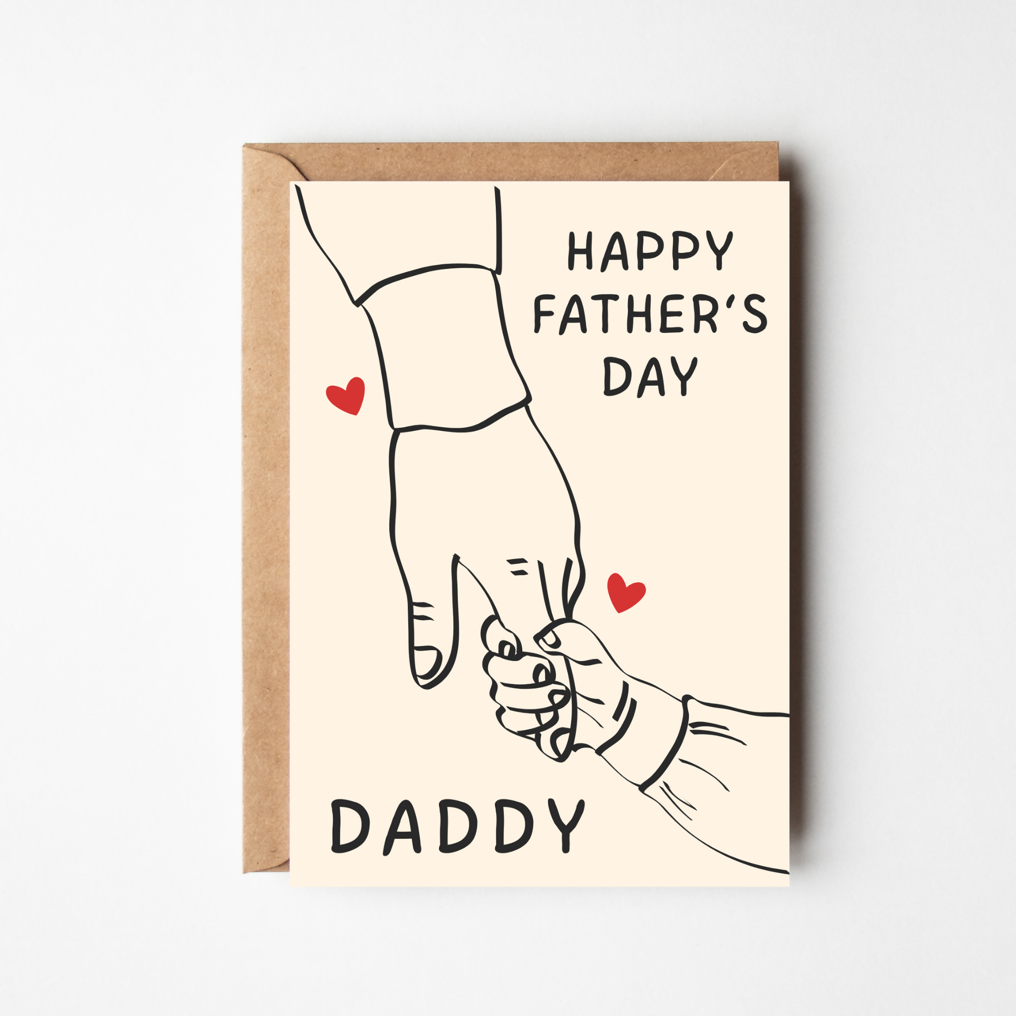 HAPPY FATHER'S DAY DADDY GREETINGS CARD