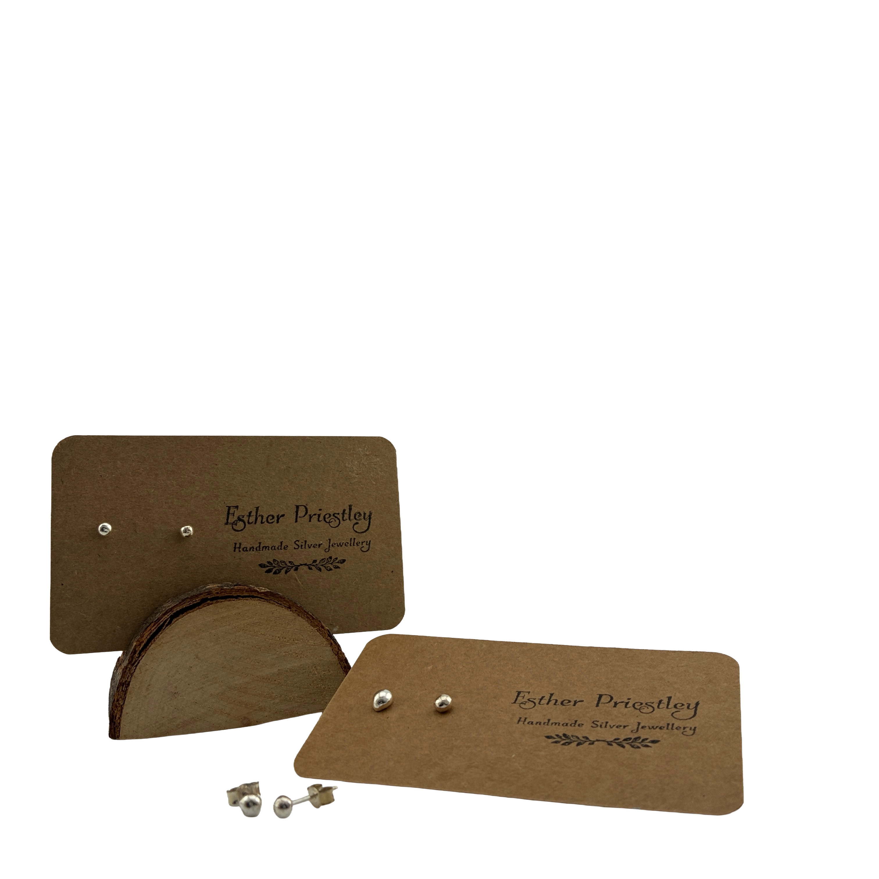 Ball Earrings - Using recycled Sterling Silver