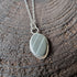 Beach Stone and Silver Pendant