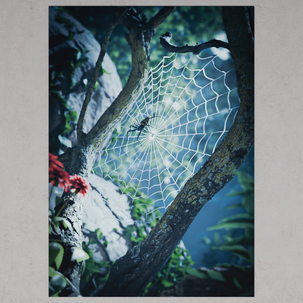 Moonlinght Spider Web