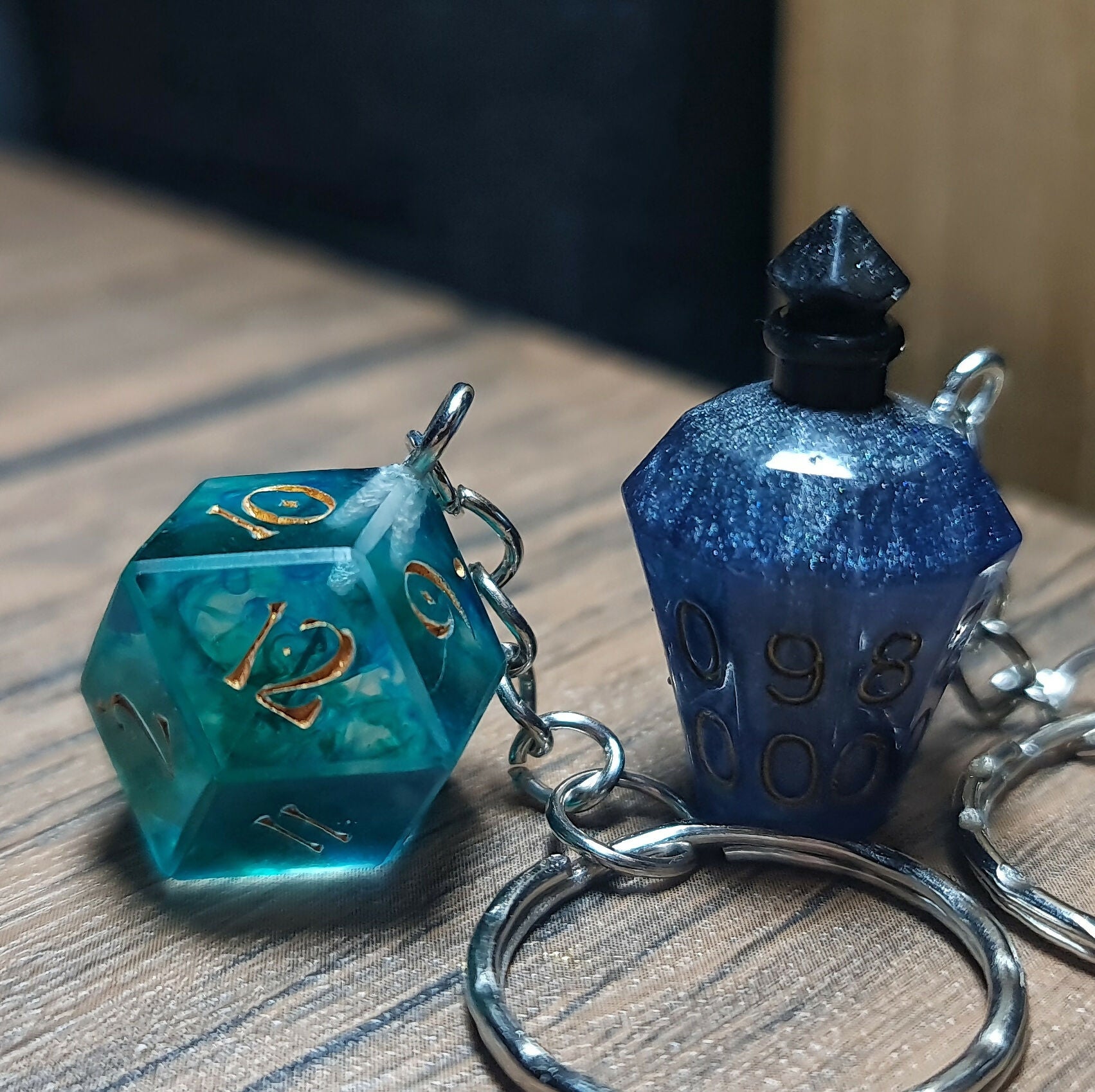 Dice Keychains