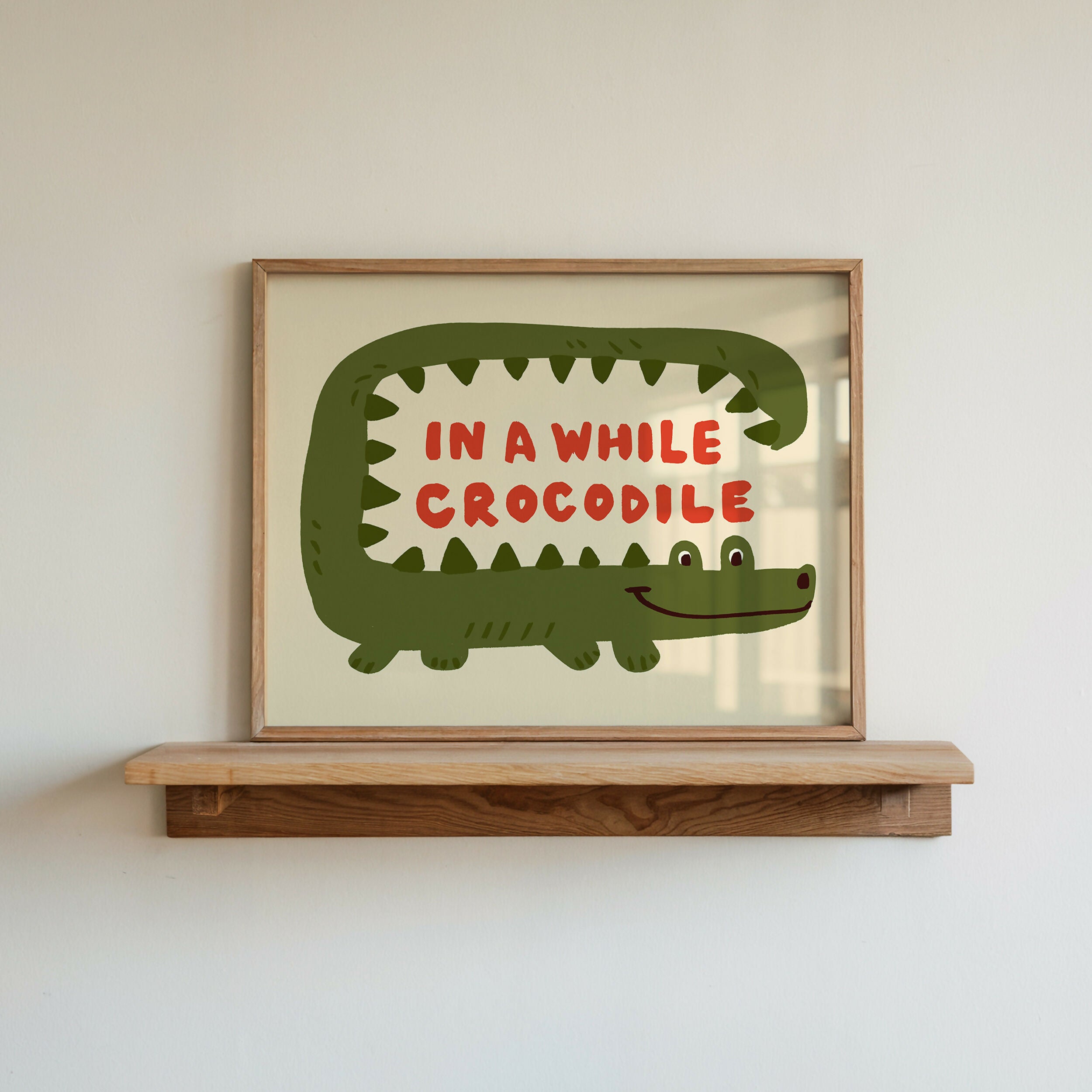In A While Crocodile Kids Print
