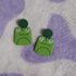 Polymer Clay Cute Frog Dangle Earrings
