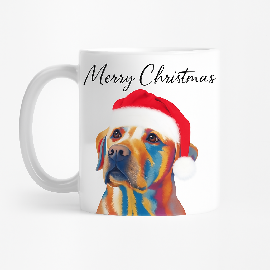 Golden Labrador Christmas Dog Mug