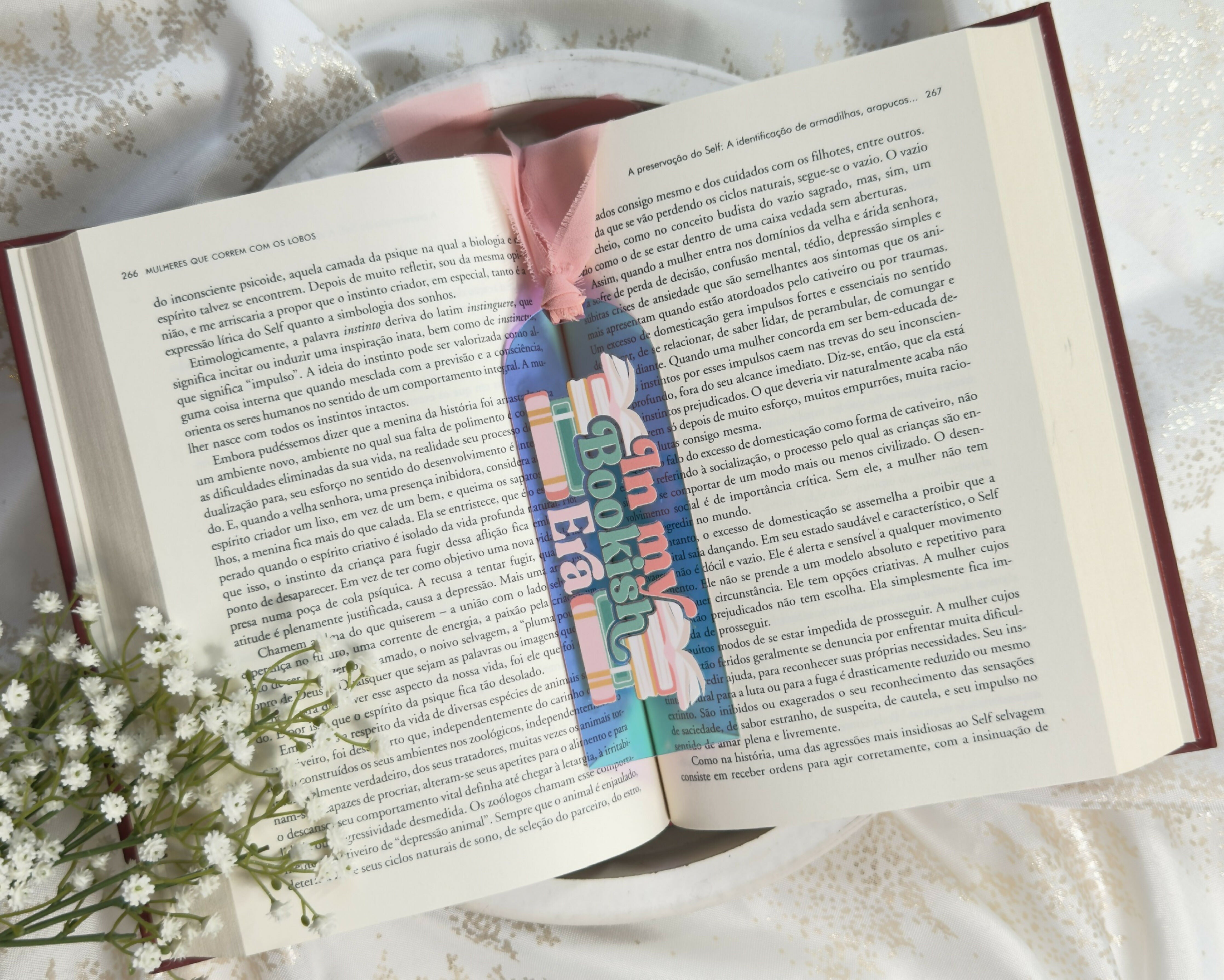 Iridescent Acrylic Bookmark Bookish Era
