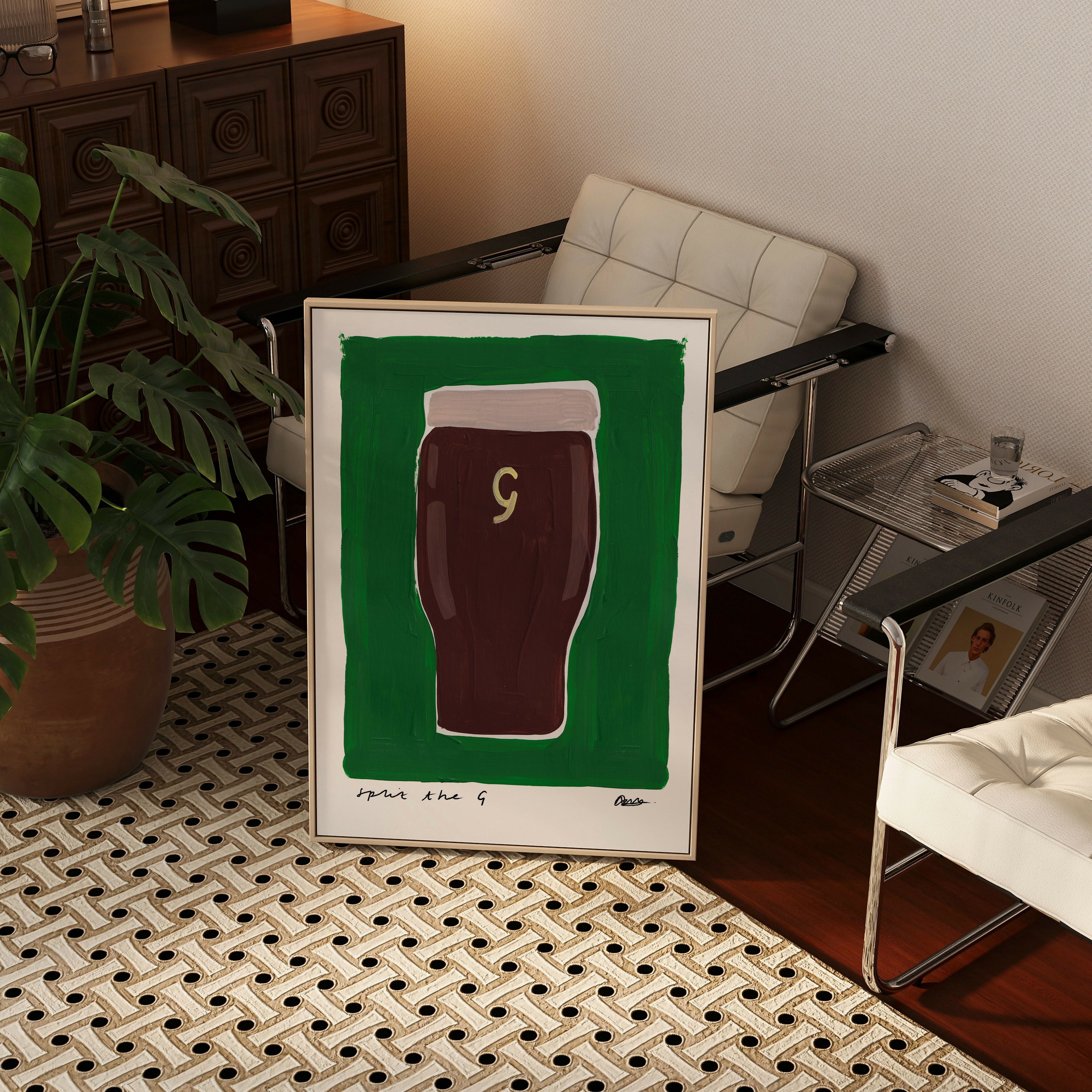 Split the G Art Print