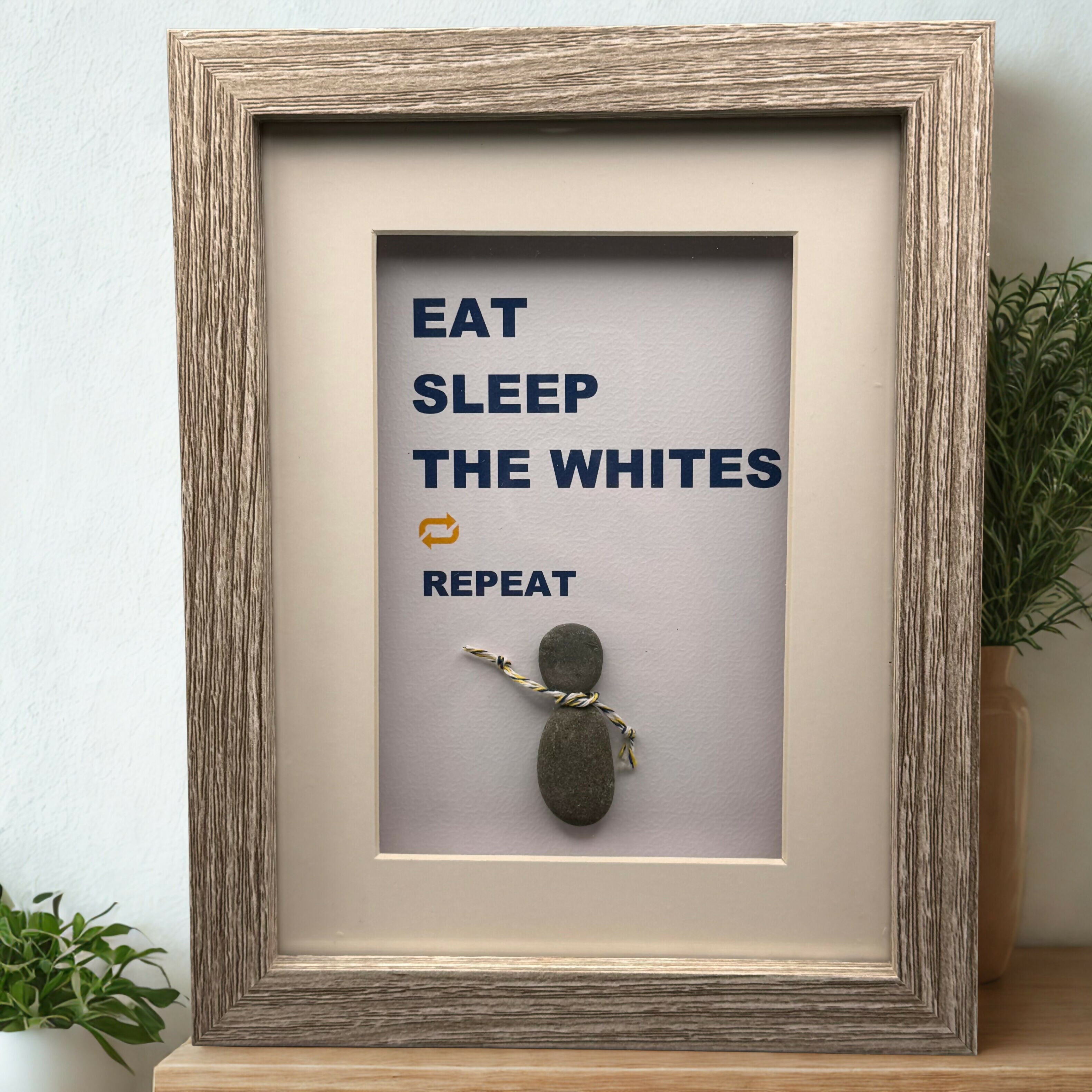 Eat Sleep The Whites Football - Small