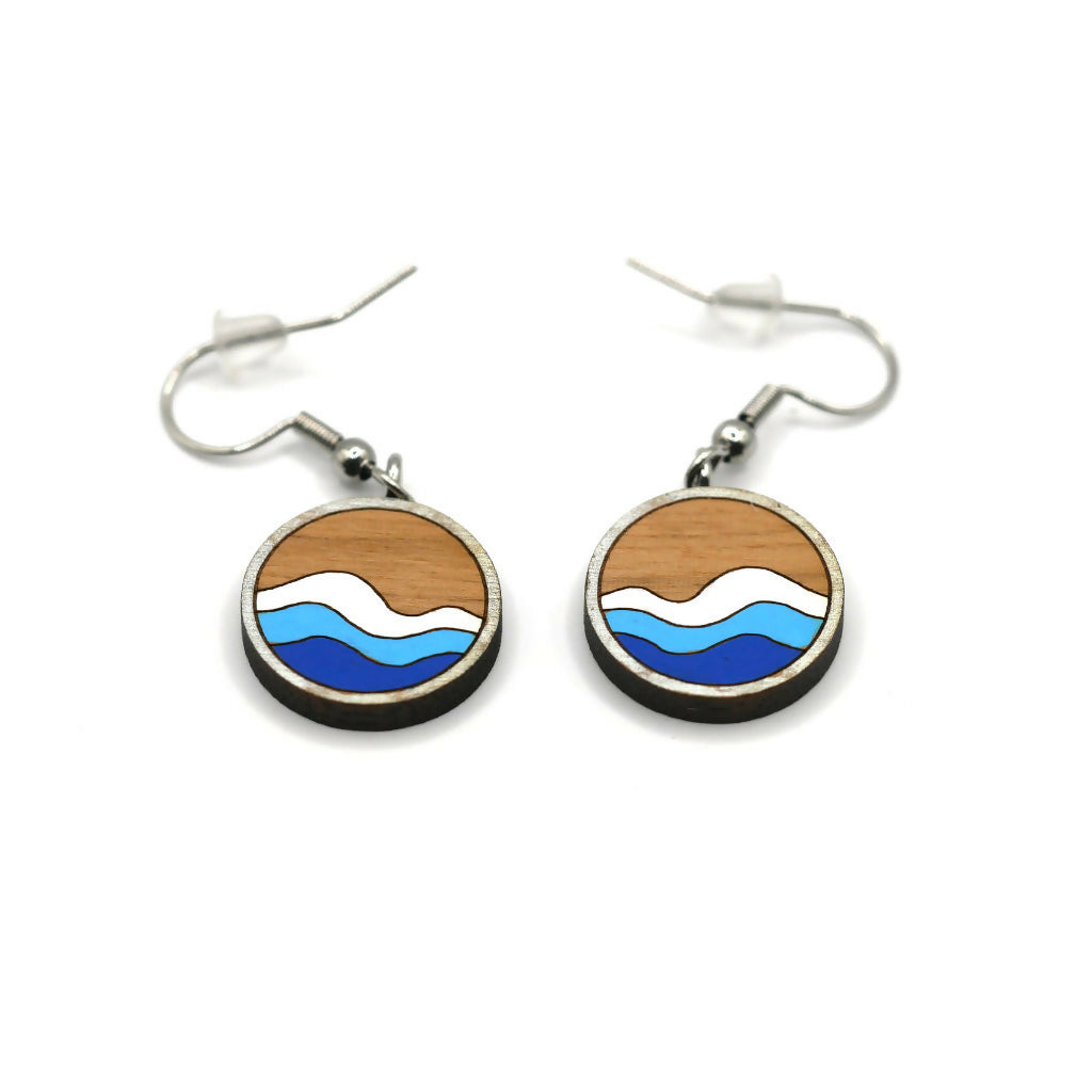 Waves Dangle Earrings
