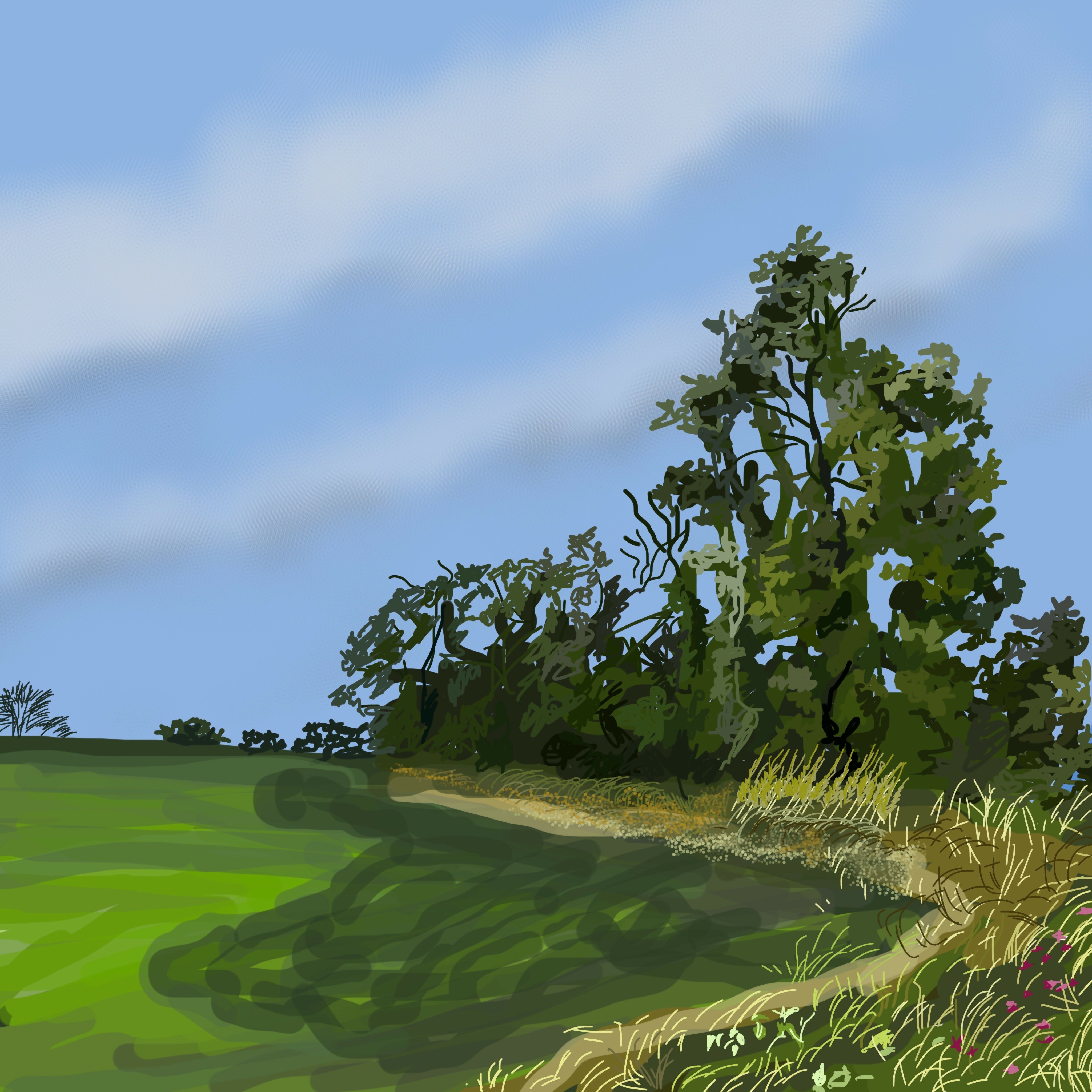 Bents Lane No.2 Greetings Card