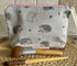Hedgehog Print Cosmetics Bag / Pencil Case