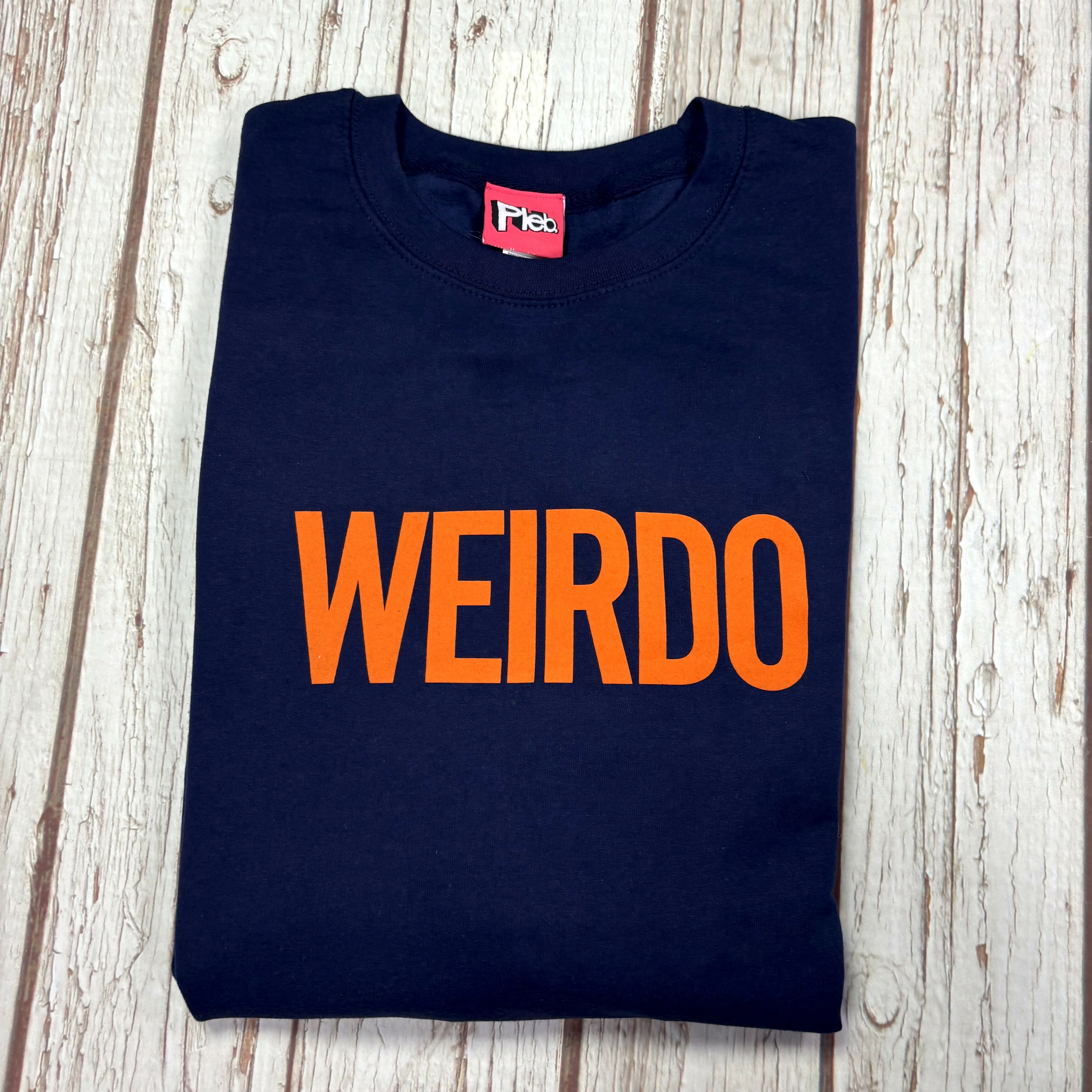 Weirdo Navy Blue Unisex Sweatshirt