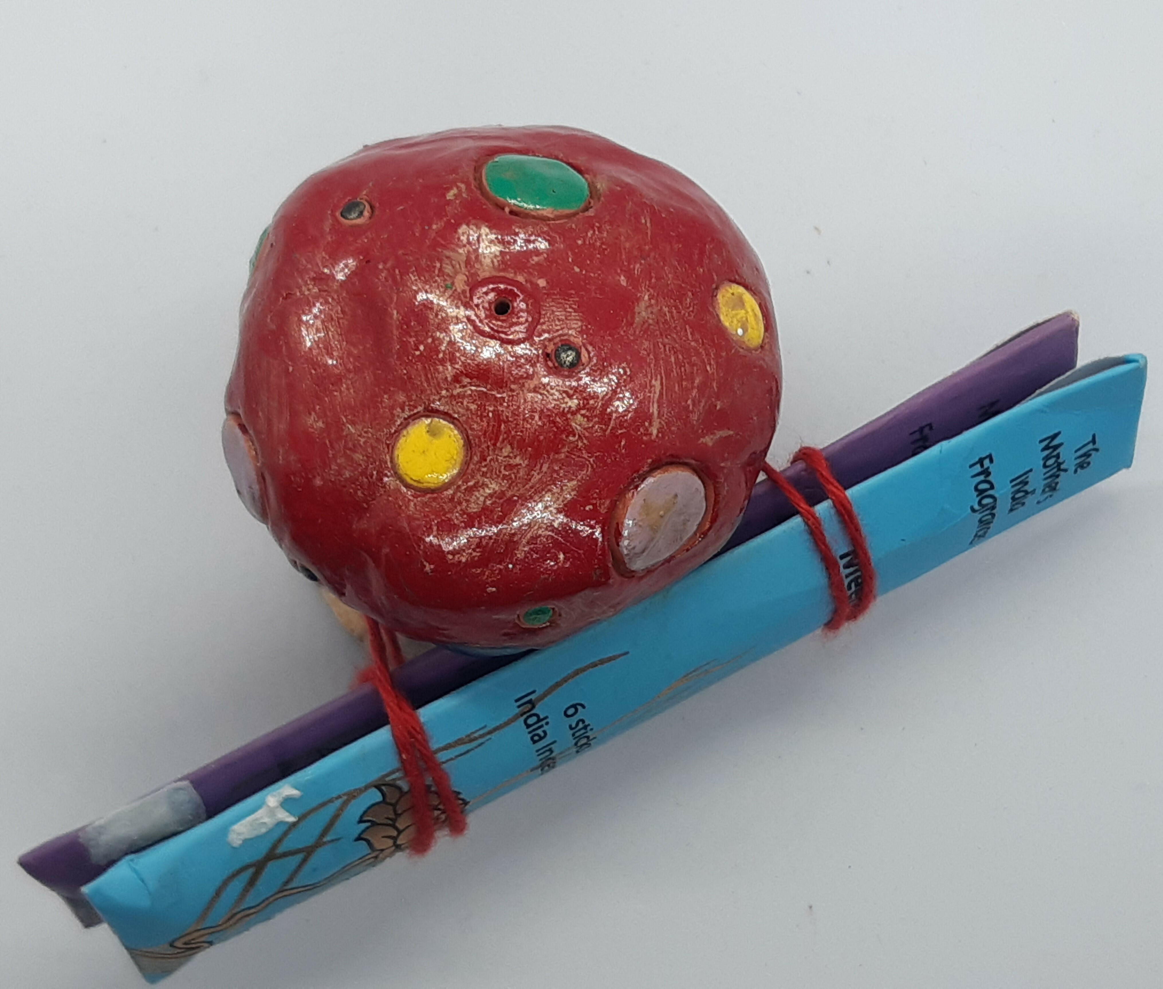 Toadstool Incense Holder with Incense Sticks