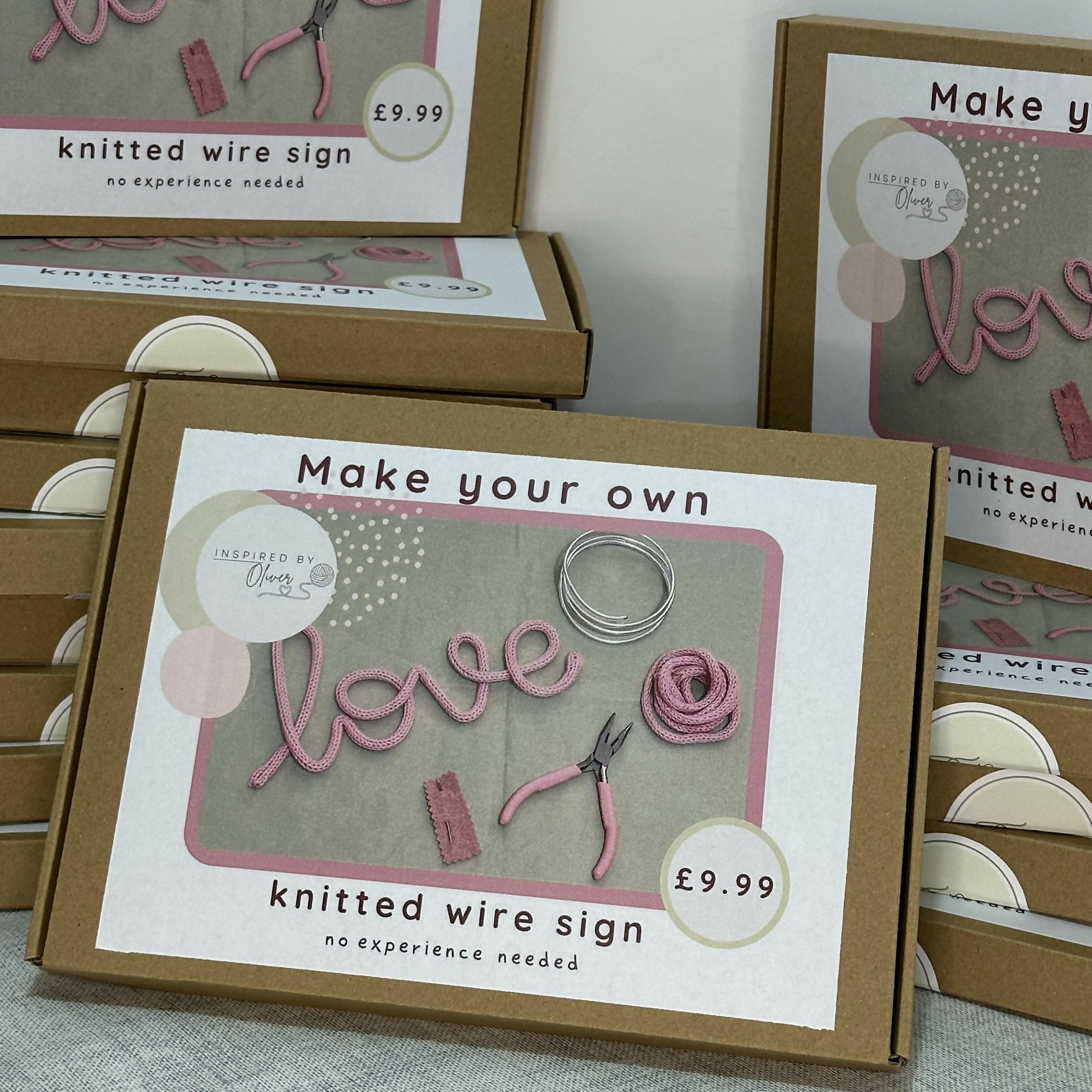 DIY ‘Love’ Knitted Wire Kit