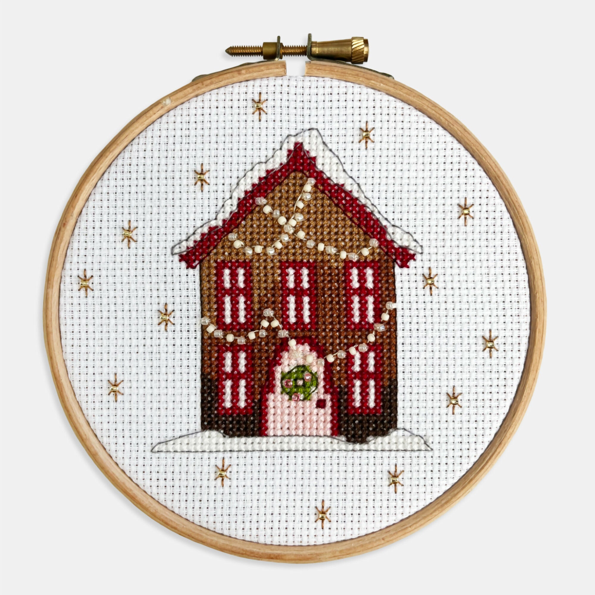 Gingerbread House Christmas Cross Stitch Kit