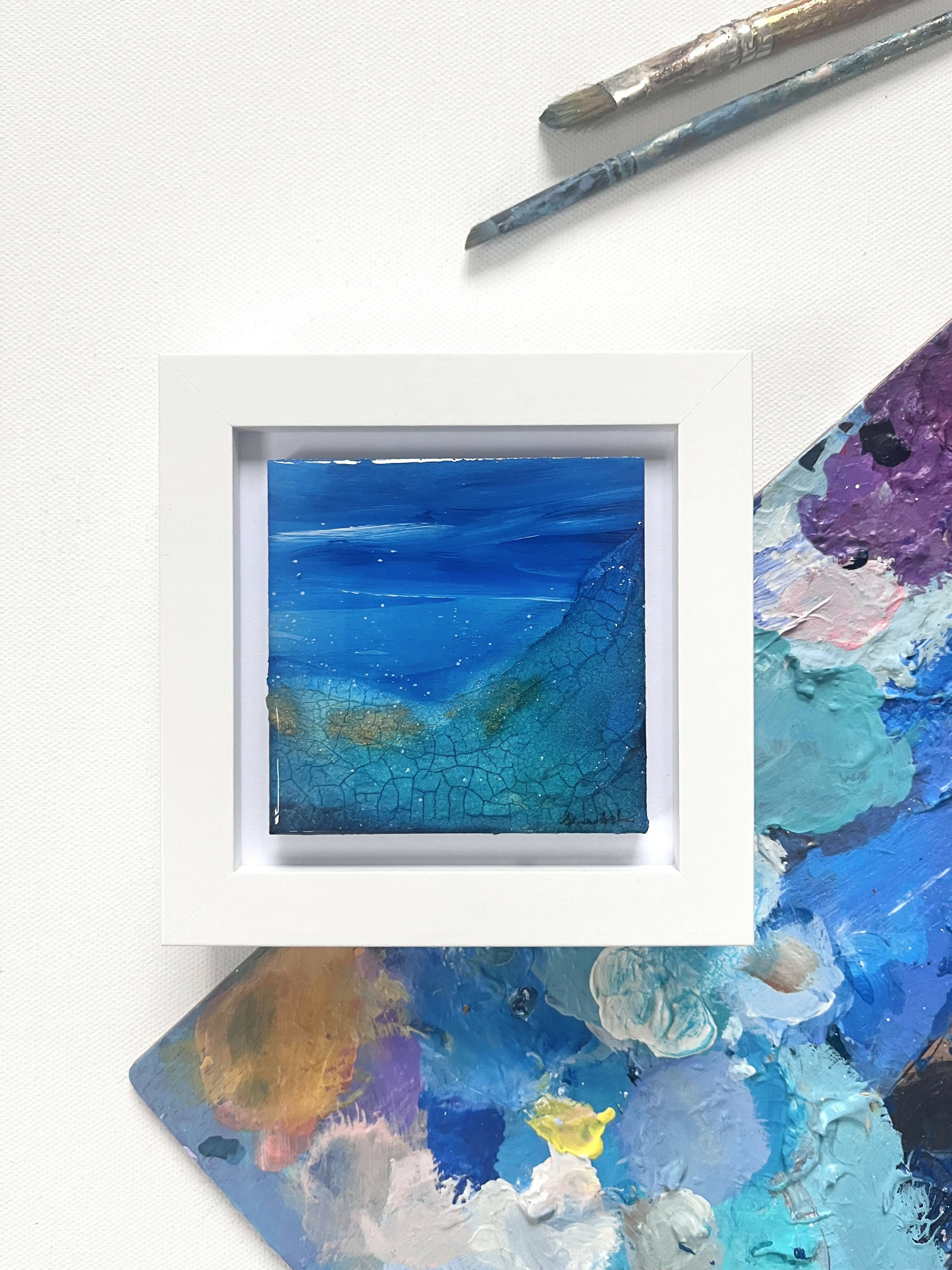 Mini Calm Crackle - Original Painting