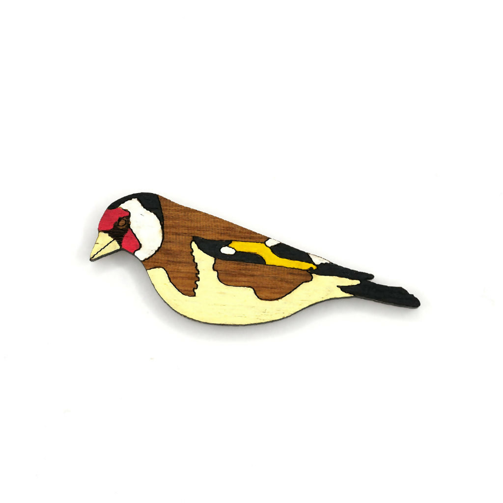 Goldfinch Pin Badge