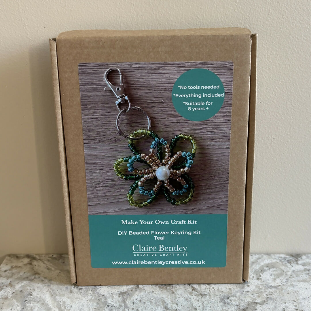 Make it Yourself Floral Keyring Kit