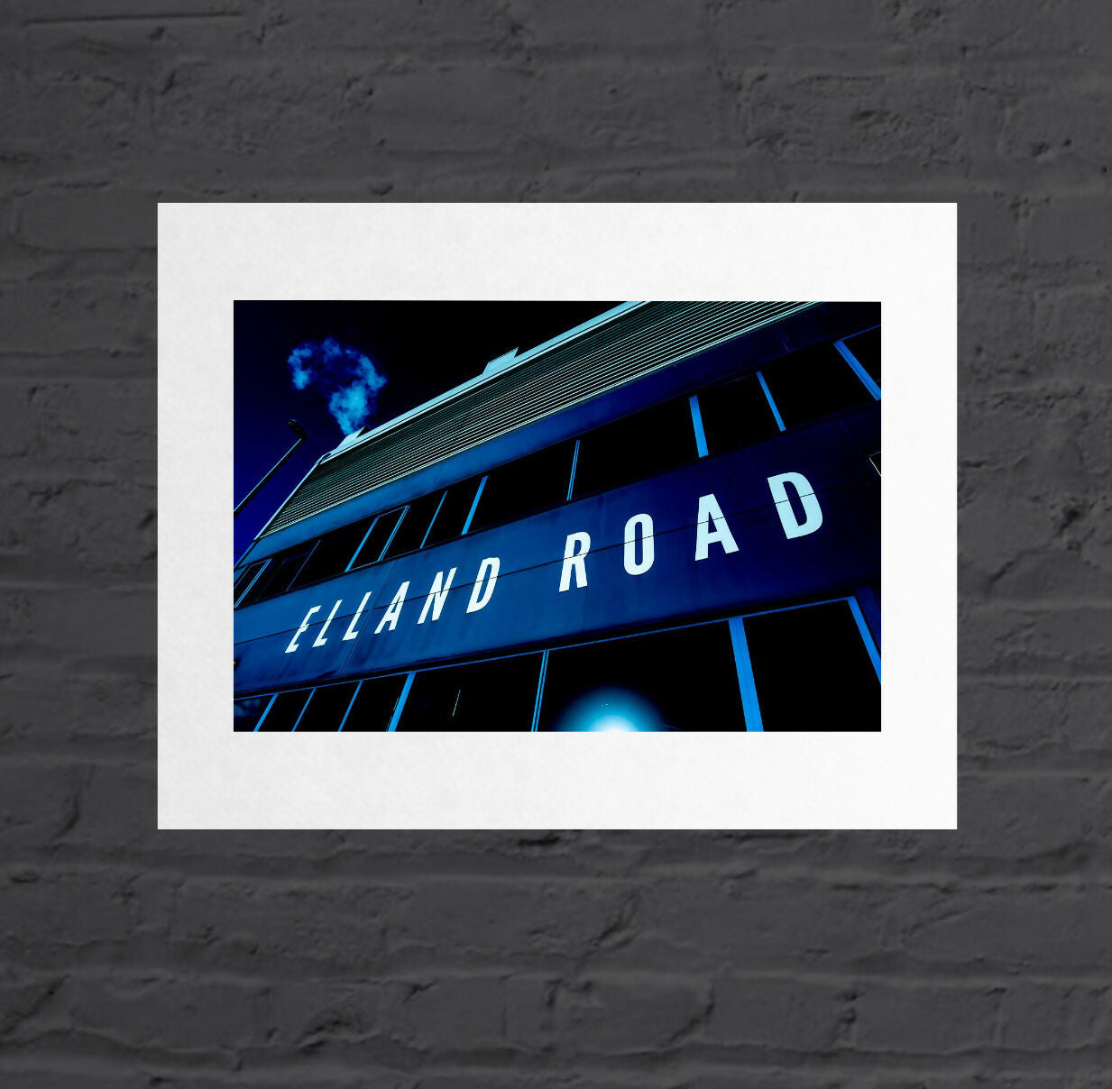 Elland Road Blue, Mounted Photographic Print