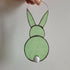 Glass Pastel Bunny Decoration
