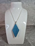 Unique Double Sided, Hand Crafted, Geometric Diamond Pendant