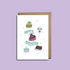 Happy Birthday Cake A6 Card