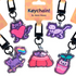 Epoxy Cat Keychain | Cute Cat Bag Charm | Multiple Designs
