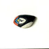 Tiny Porcelain Puffin Brooch