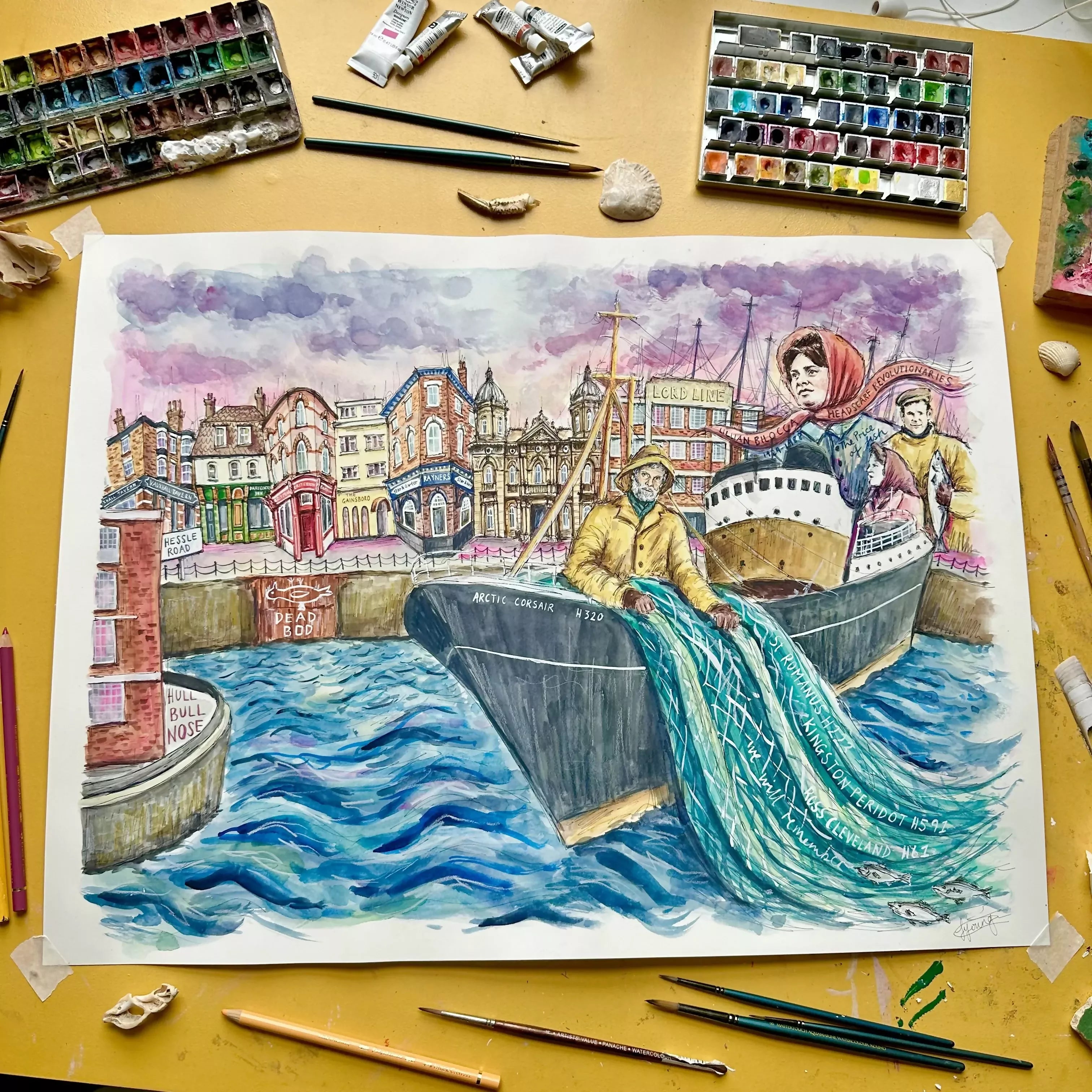 Original Artwork Hull Bygones