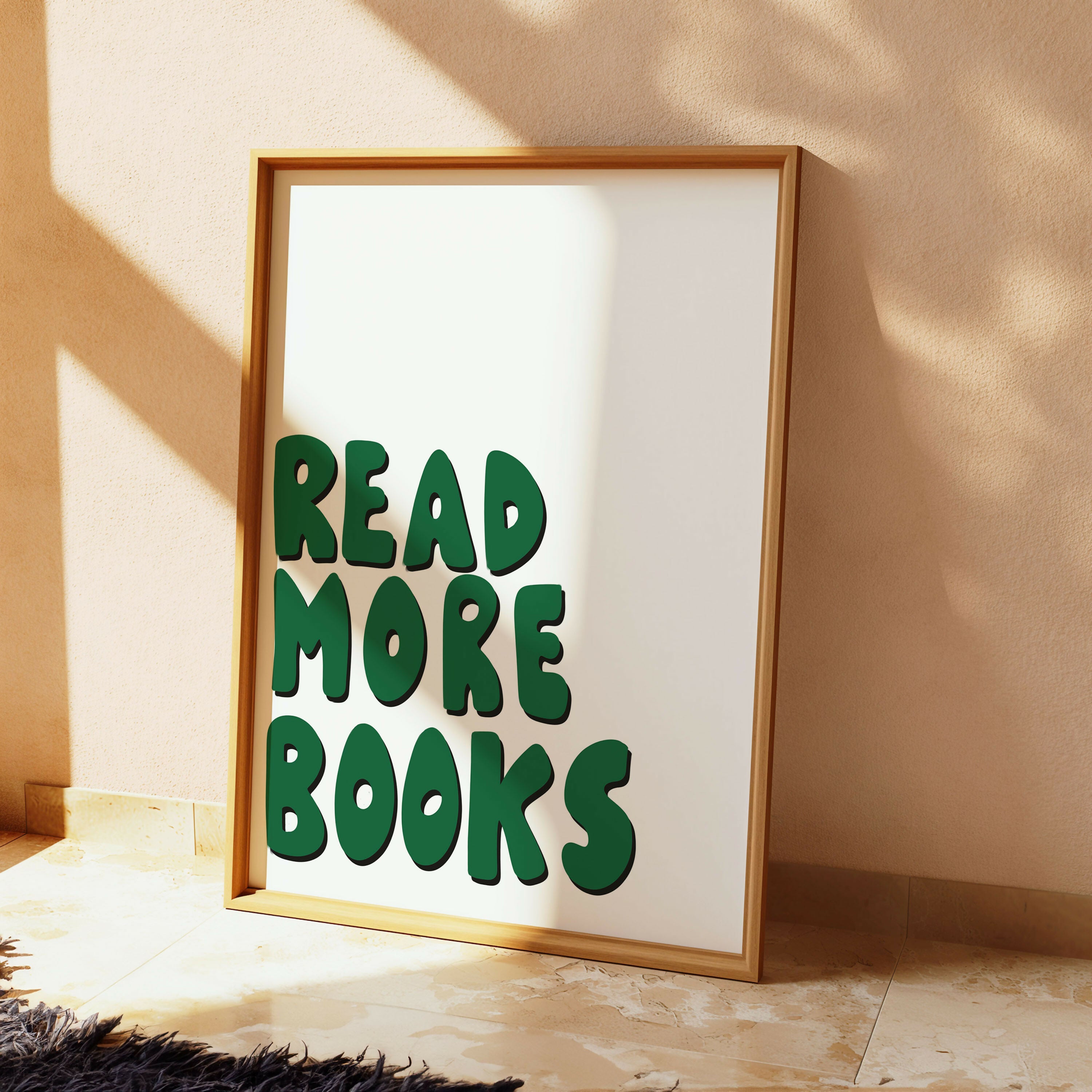 READ MORE BOOKS BOOKISH ART PRINT
