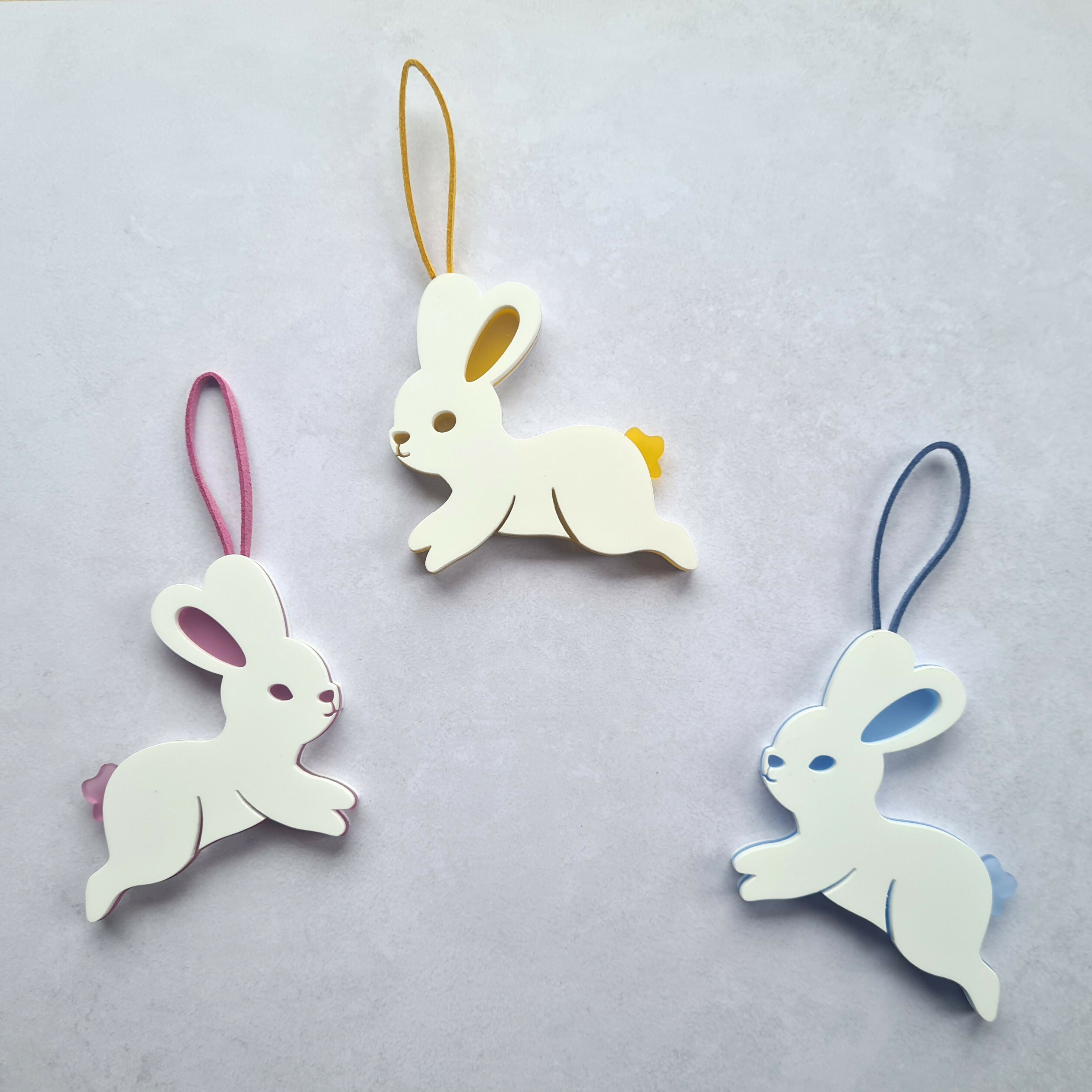 Leaping Bunny - Hanging Decoration