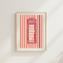 Ring Me in Pink A4 Hand Illustrated Poster