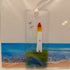 Fused Glass Lighthouse Card