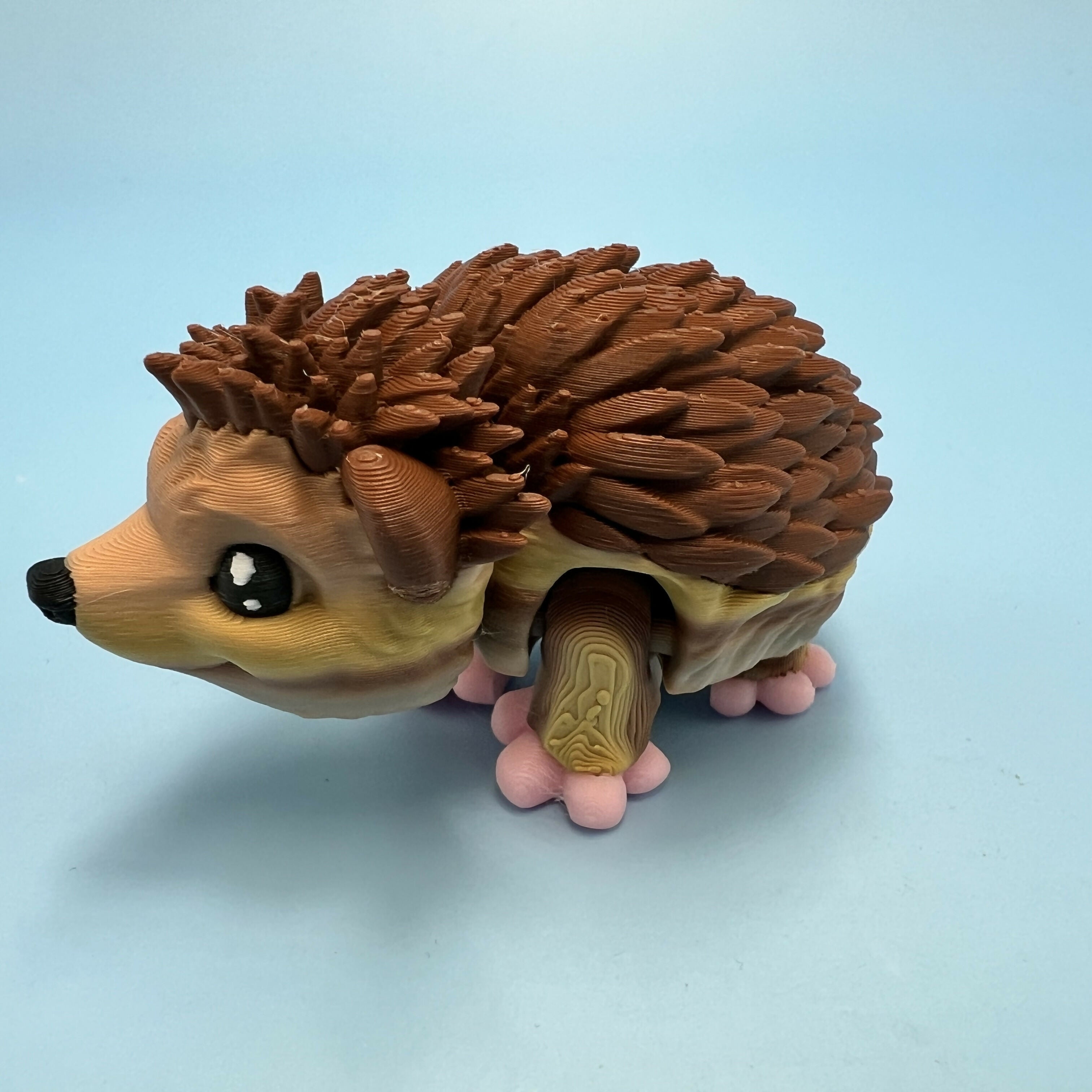 3D Printed SMALL: Articulated Sensory Fidget Animal friends Hedgehog 6.5cm