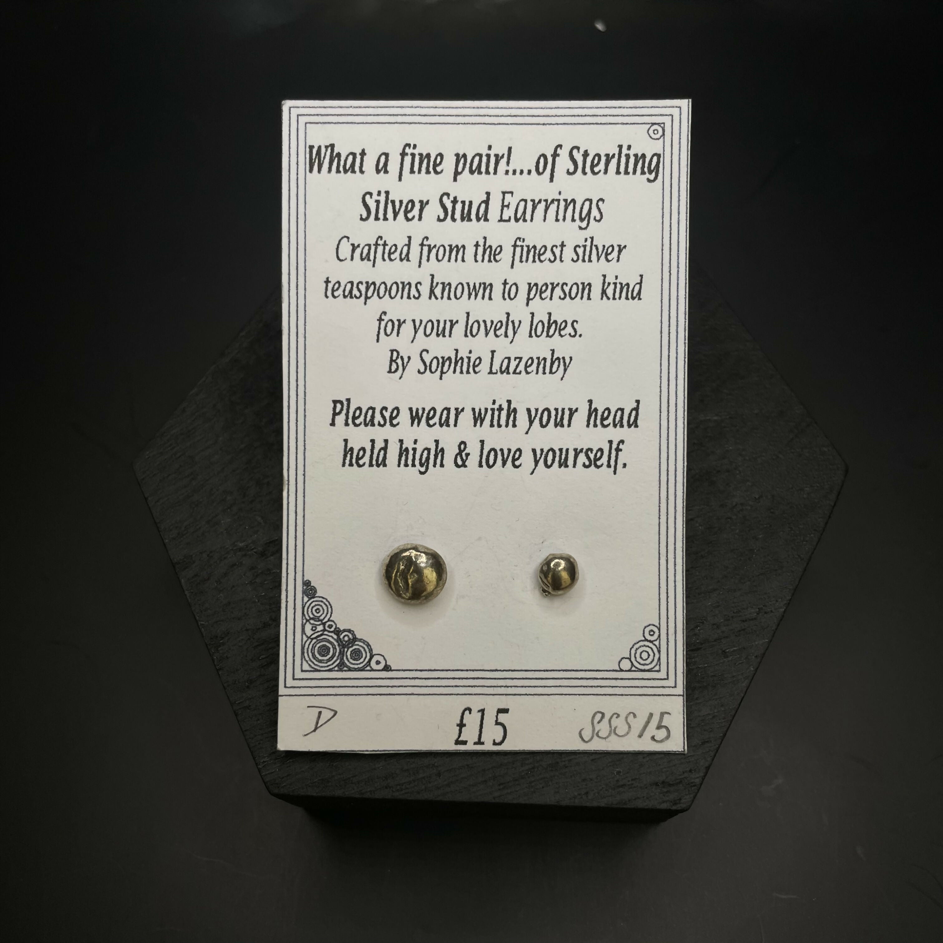 Recycled Silver Stud