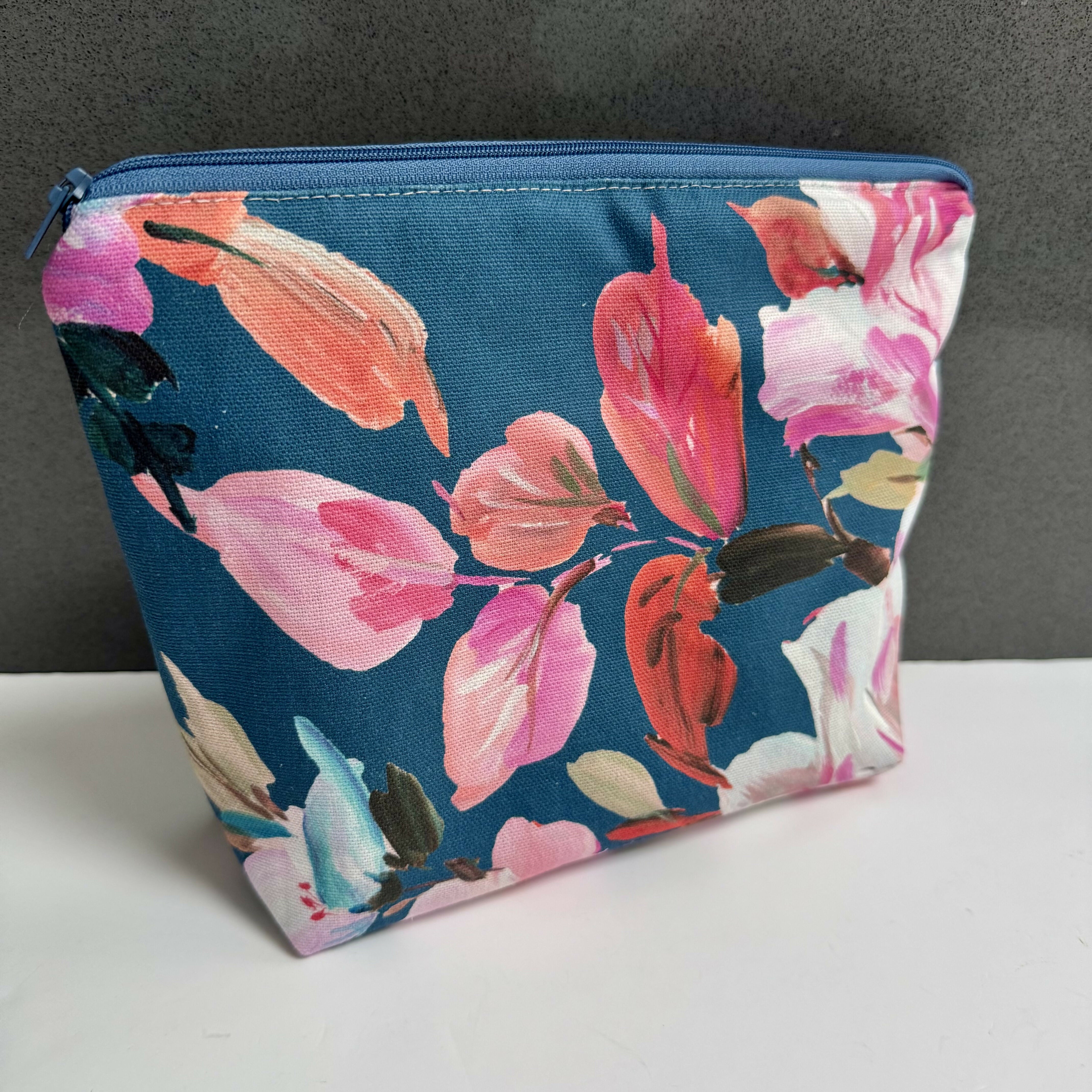 Toiletry Bag - Teal Floral