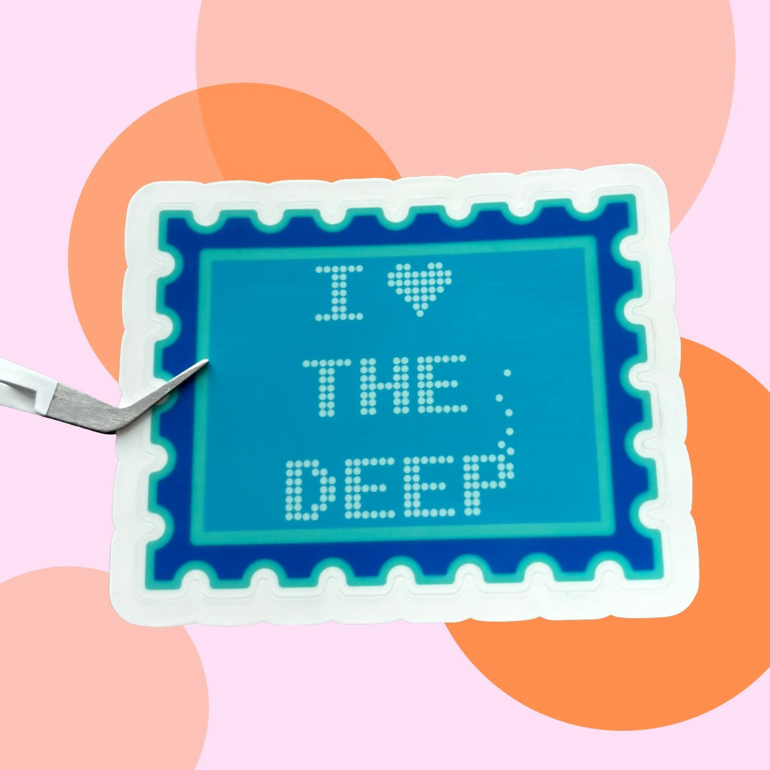 I Love The Deep Sticker