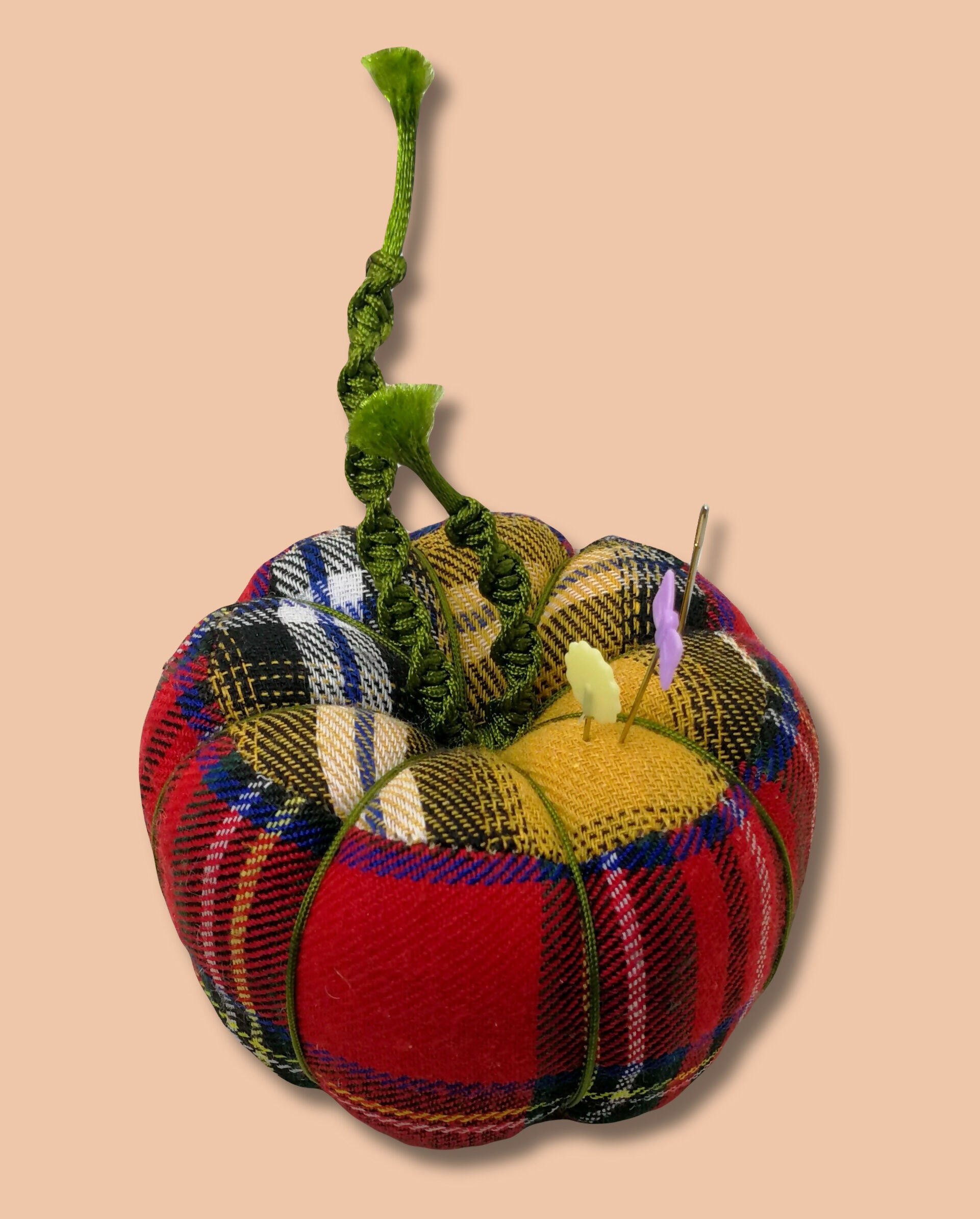 Handmade Mini Pumpkin Pin Cushion