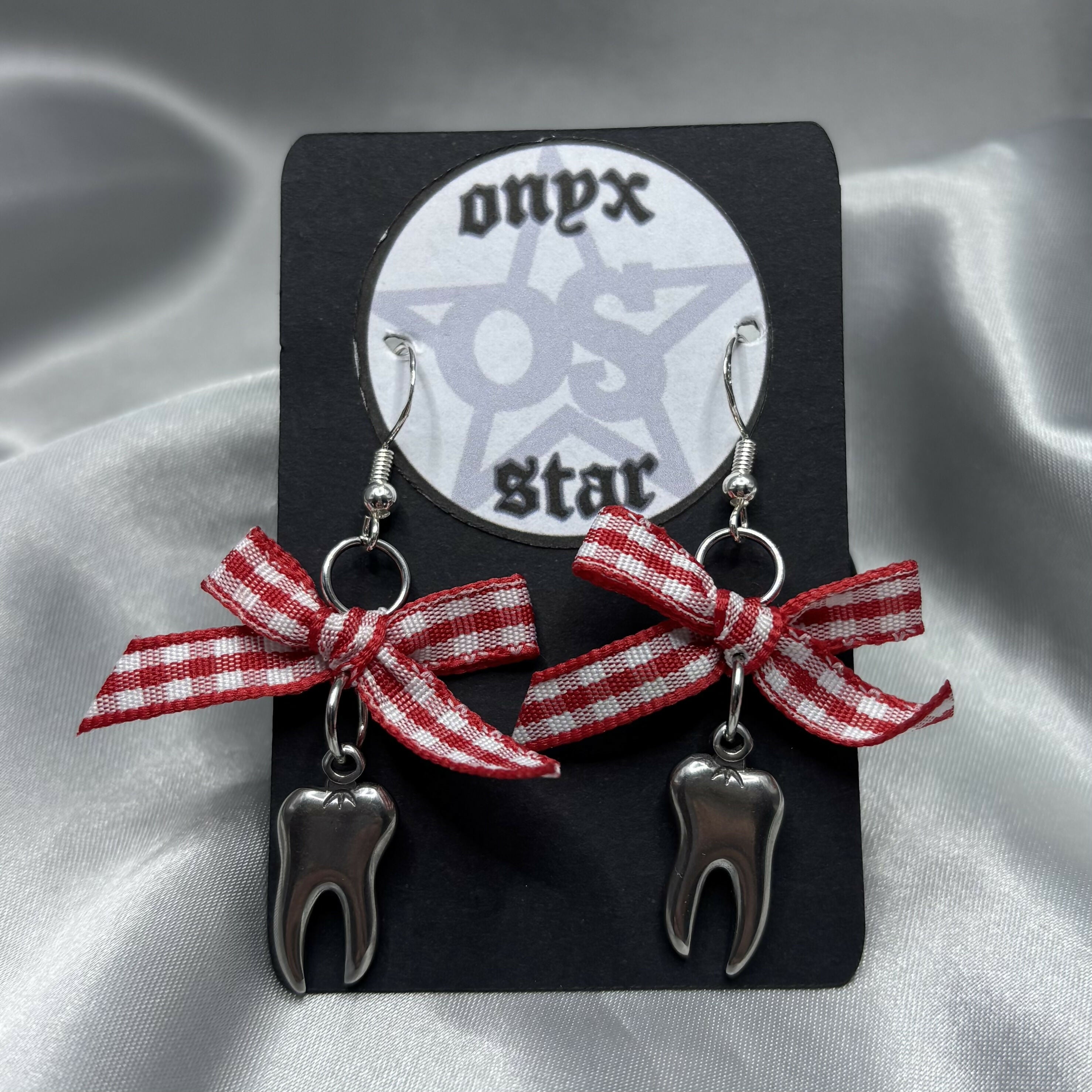 Bow Teeth Earrings
