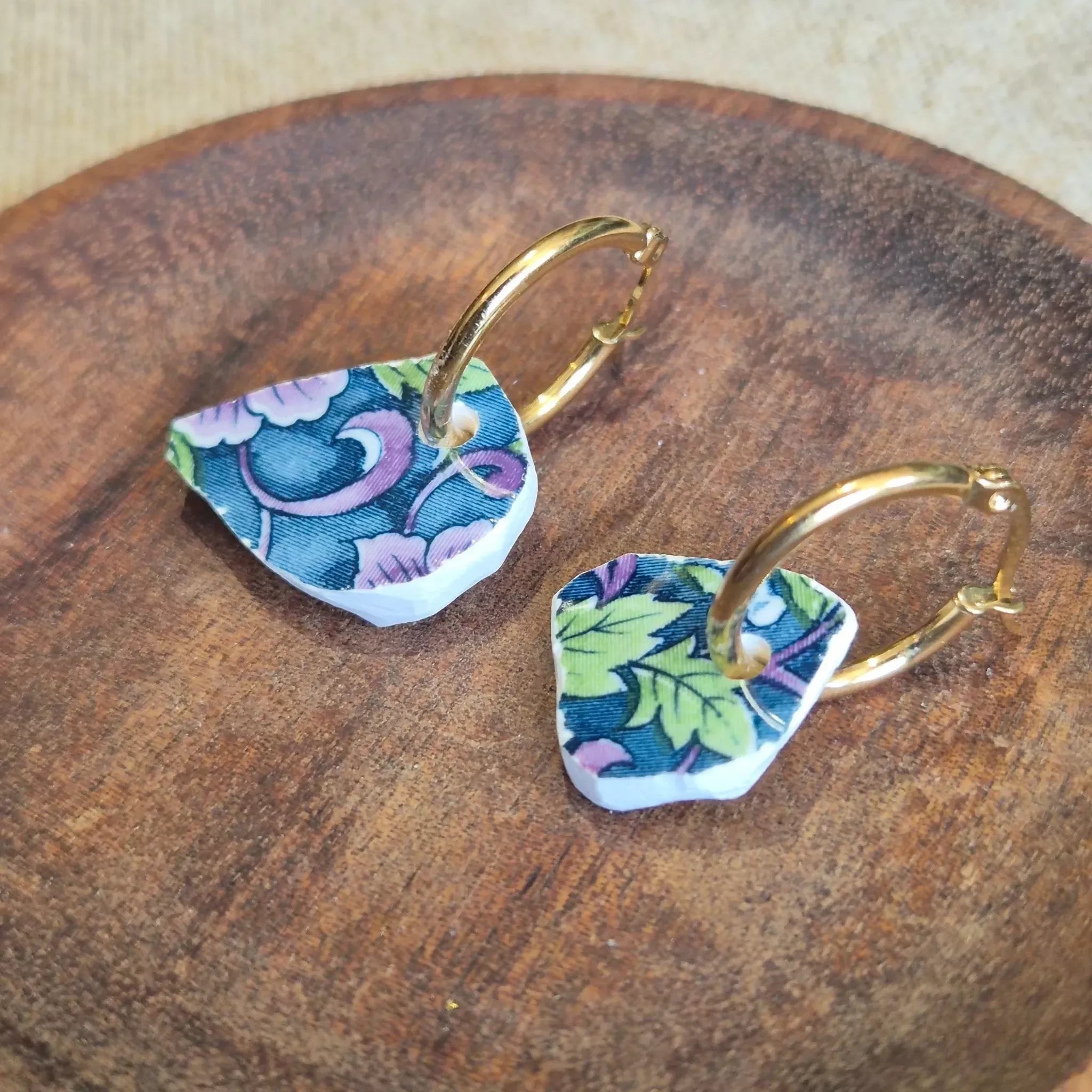 Recycled Ceramic Earring