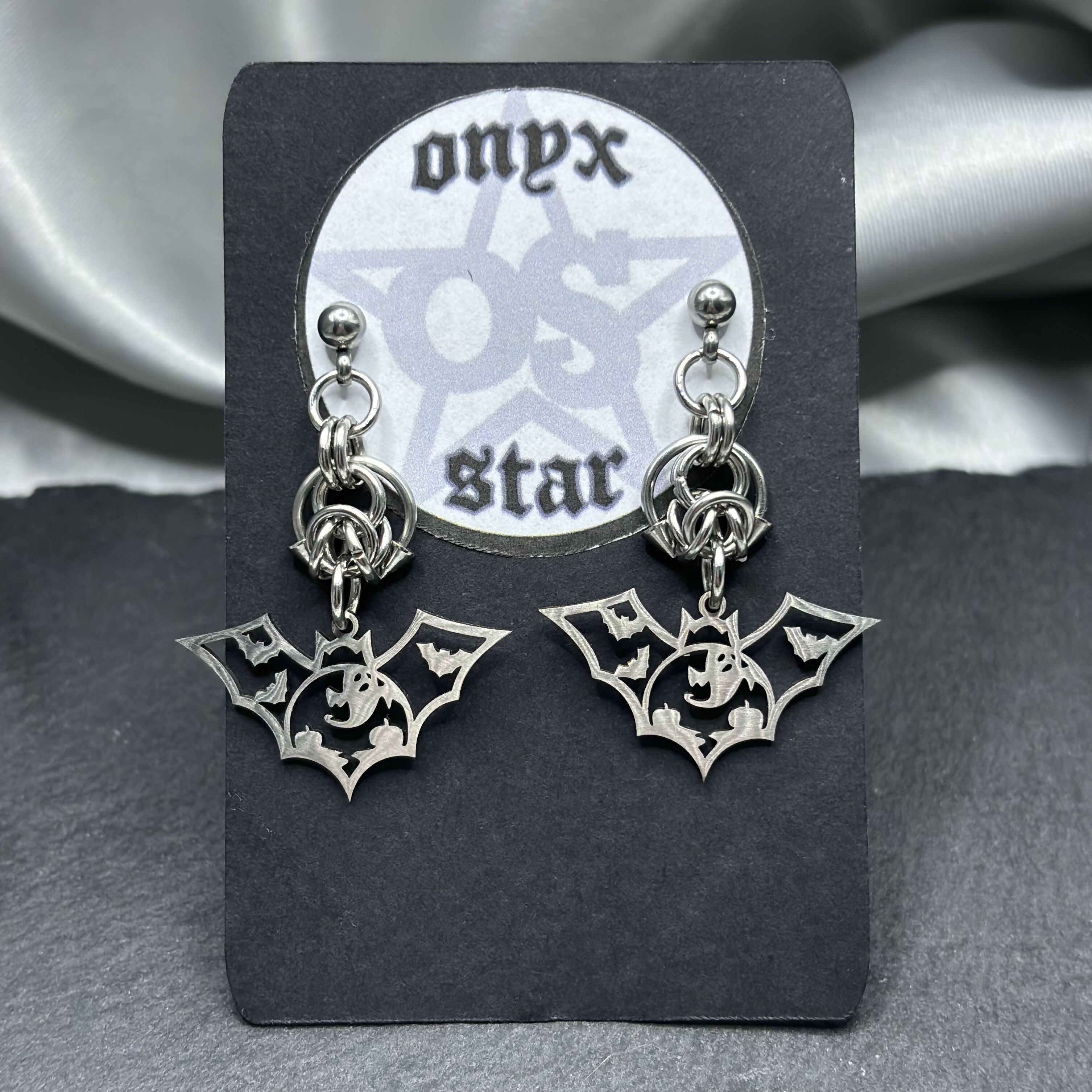 Spooky Bat Earrings