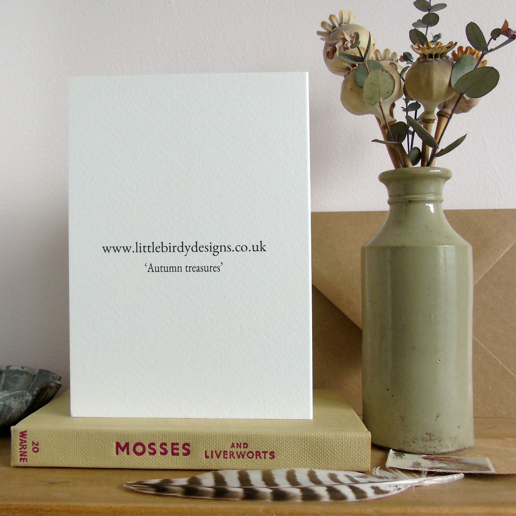 Autumn Treasures Greetings Card