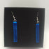 Blue Dichroic Earrings